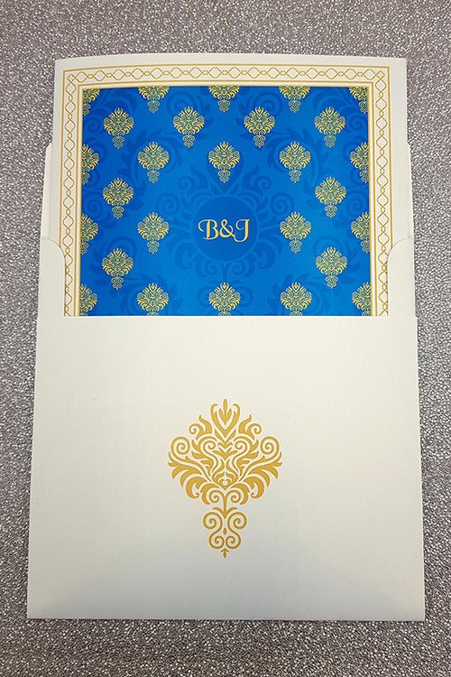 Load image into Gallery viewer, marriage card design for Hindu wedding with personalisable design
