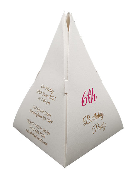 CNC Birthday Personalised Favour Box