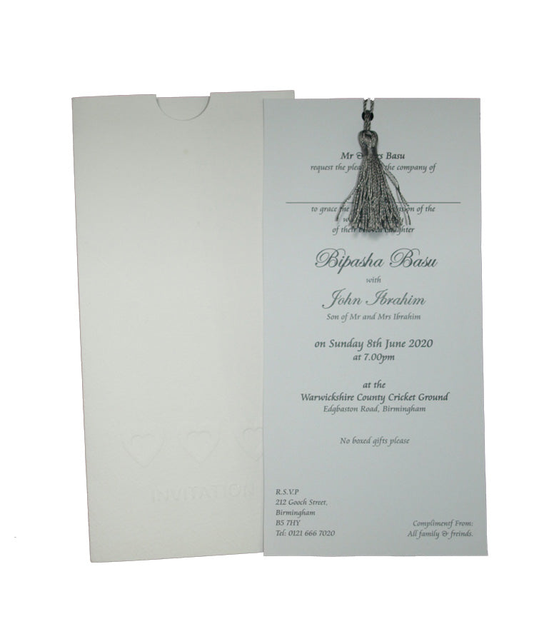 ABC 695 pocket invitation