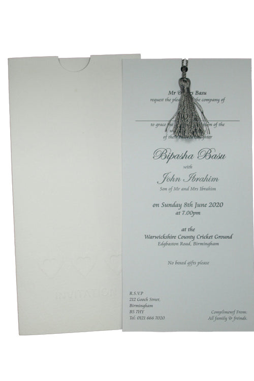 Load image into Gallery viewer, ABC 695 pocket invitation
