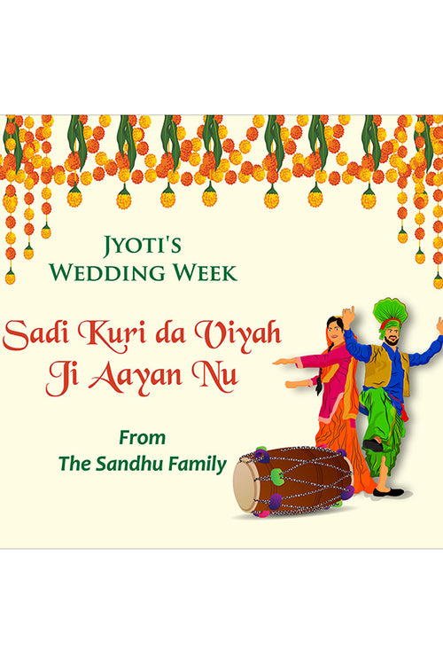 Load image into Gallery viewer, Dholki Night 103 – A1 Mounted Welcome Poster
