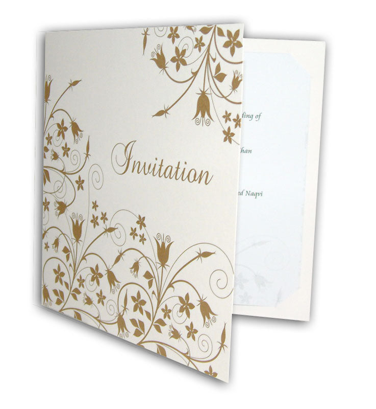 GFL 311 Endearing Elegance White Party Invitations