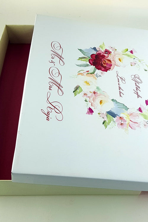 Load image into Gallery viewer, Personalised Floral Gift Box 996
