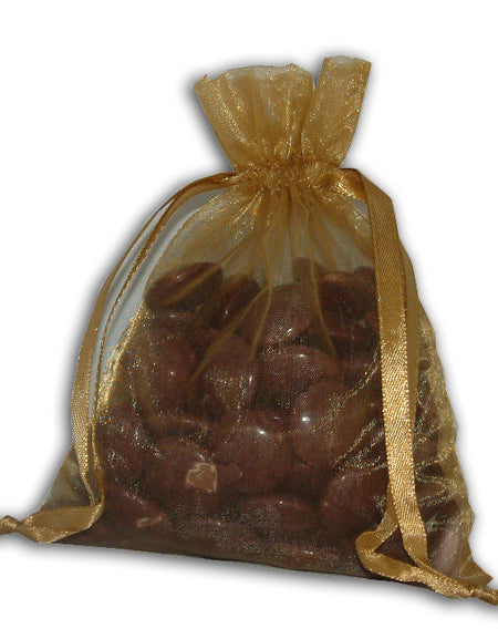 Gold Sheer party favour / favor Bag