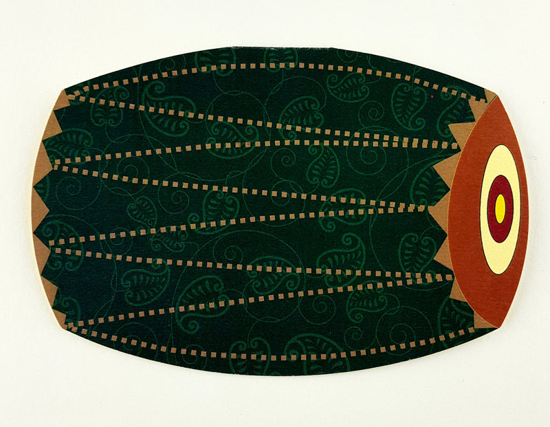 Dolkhi Party Invite in dark green for Dholki Invitation