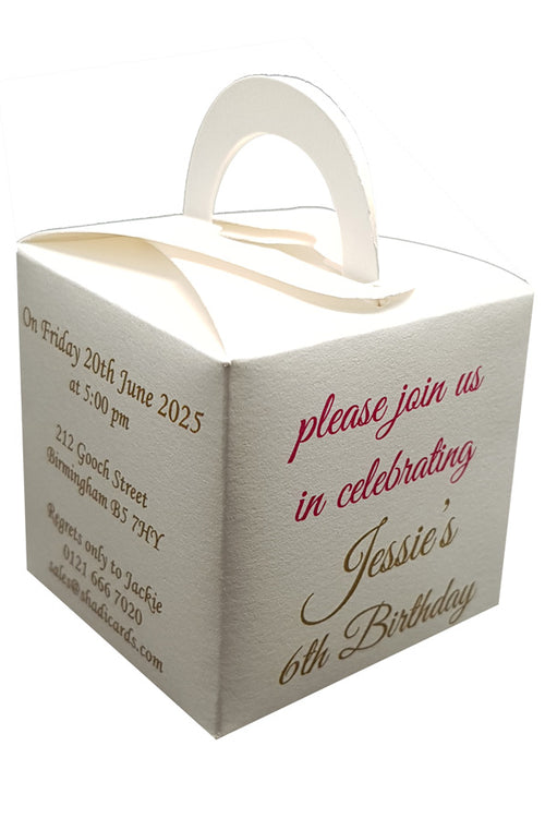 Load image into Gallery viewer, CHC Birthday 201 Personalised Favour Box
