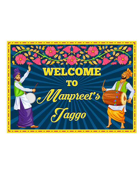 Jago Party 107 – A1 Mounted Welcome Poster