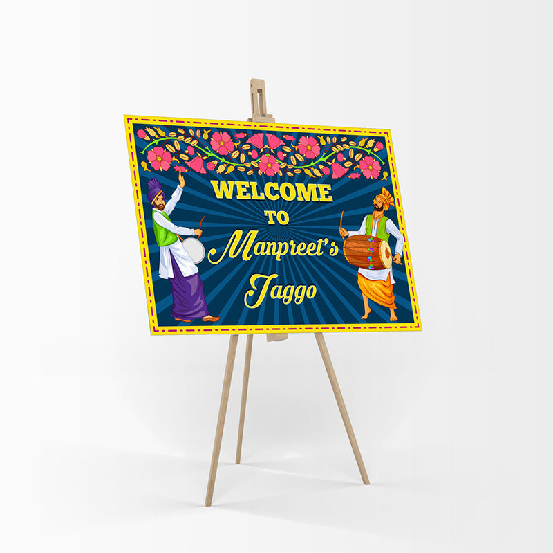 Jago Party 107 – A1 Mounted Welcome Poster
