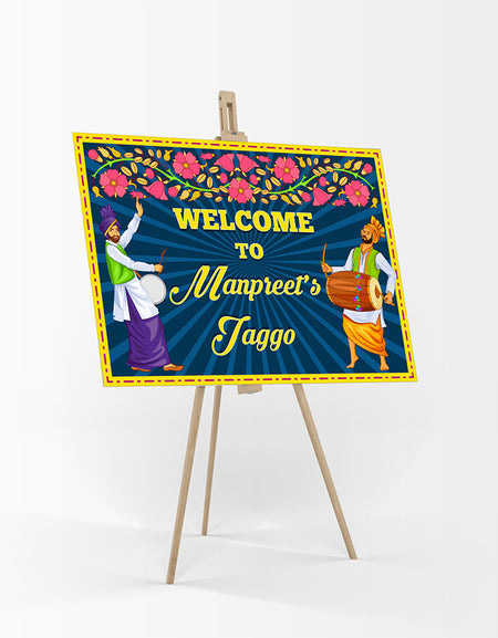 Jago Party 107 – A1 Mounted Welcome Poster