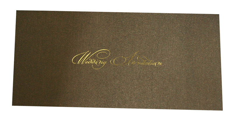 ABC 330 WI Chocolate Wedding Invitation
