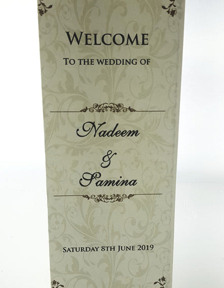 Beige Botanical Menu 101