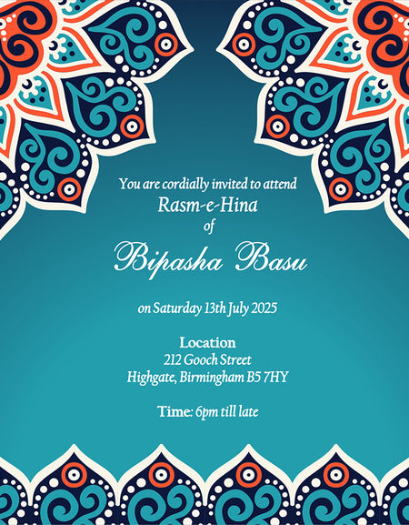 MND 313 Flat Invitation