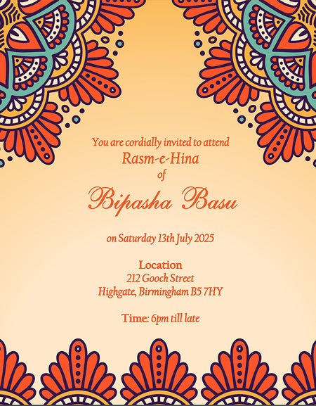 MND 316 Flat Invitation