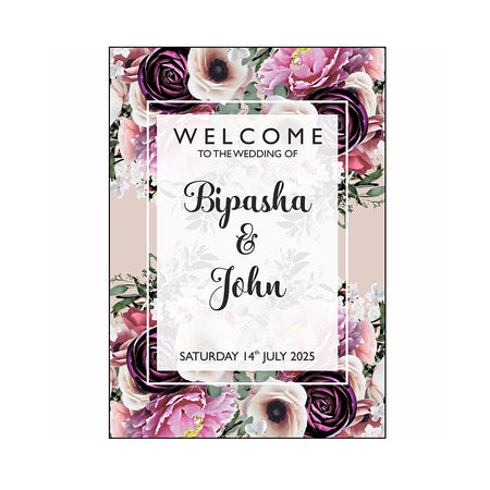 Dark Cream – A1 Mounted Welcome Poster