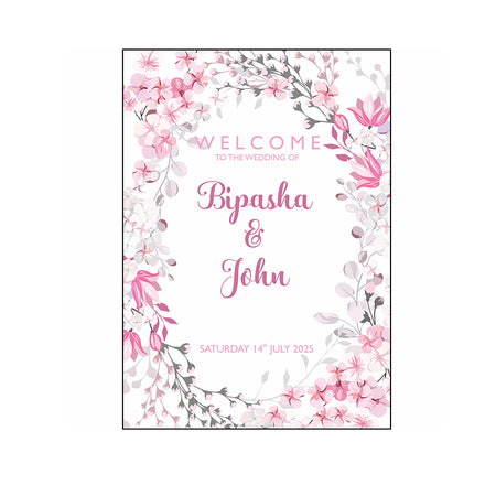 Cherry Blossom – A1 Mounted Welcome Poster
