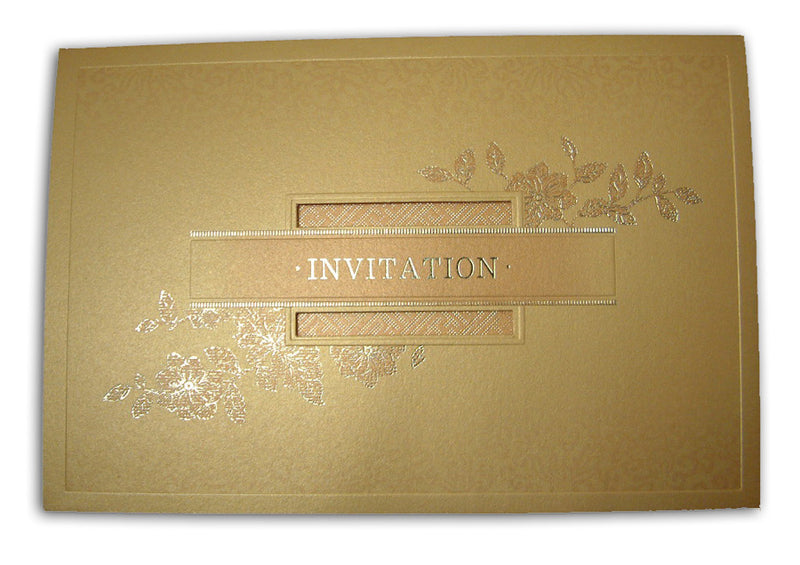 Panache 5010 Goldie Bronze Iridescent party invitation