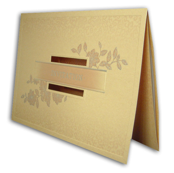 Panache 5010 Goldie Bronze Iridescent party invitation