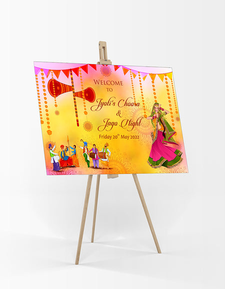 Party Night 102 – A1 Mounted Welcome Poster