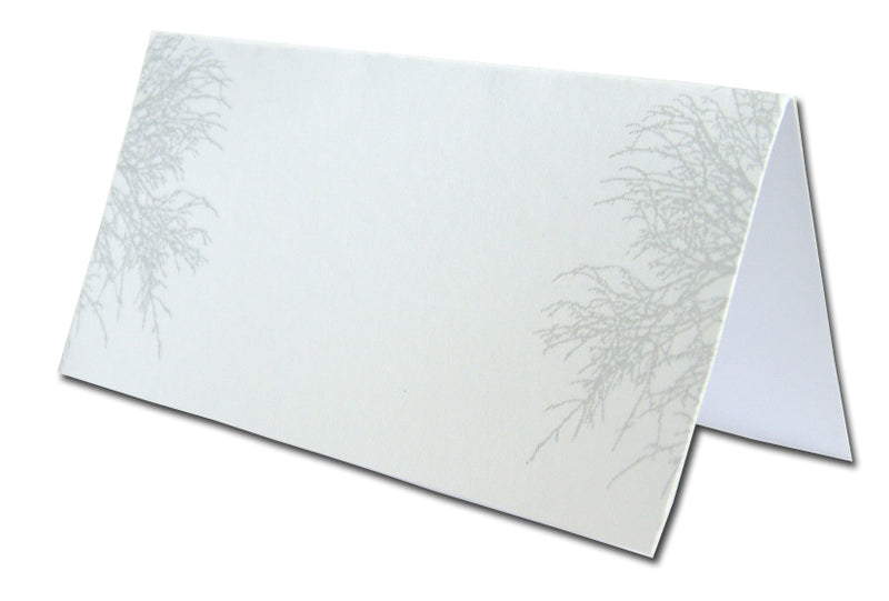 PL13 Grey grass place card