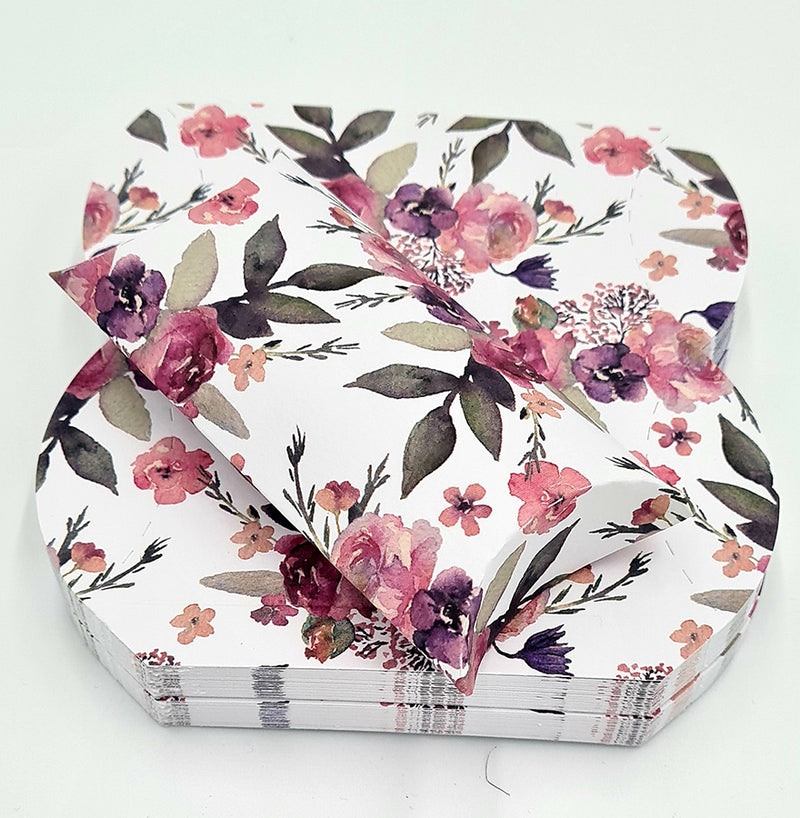 PLW 401 Floral Pillow Boxes