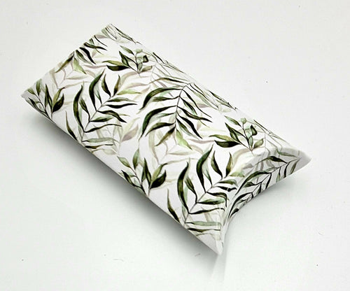 Load image into Gallery viewer, PLW 402 Green Leaves Pillow Boxes
