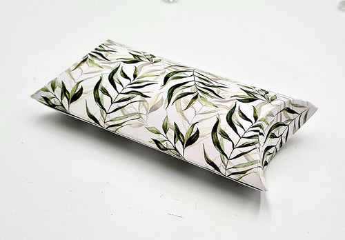 Load image into Gallery viewer, PLW 402 Green Leaves Pillow Boxes
