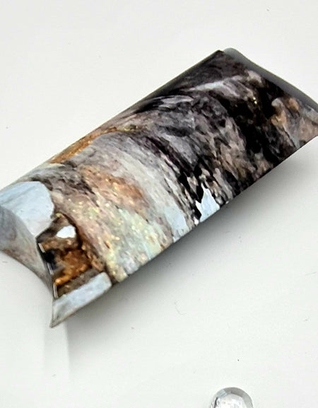 PLW 406 Black Marble Pillow Boxes