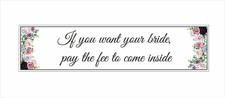 Purple Pink Rose  – Card Banner