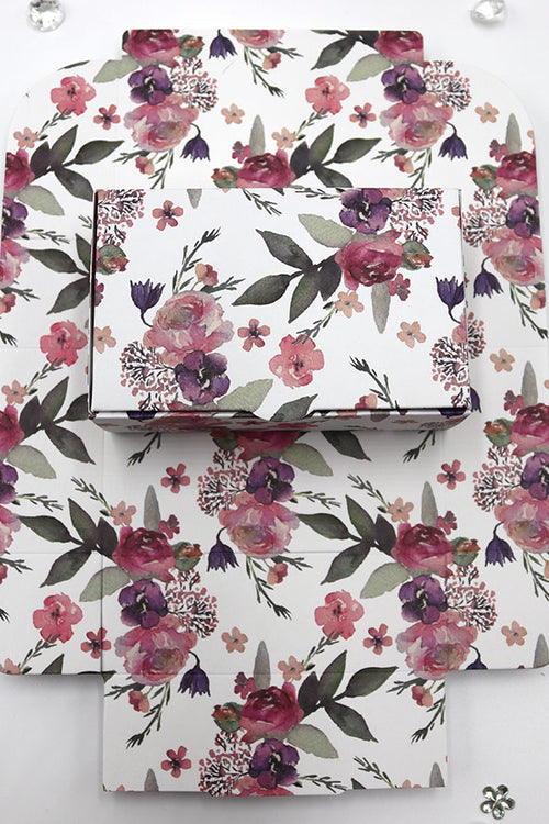 Load image into Gallery viewer, Floral Print RCT 401 Printed Square Favour Box
