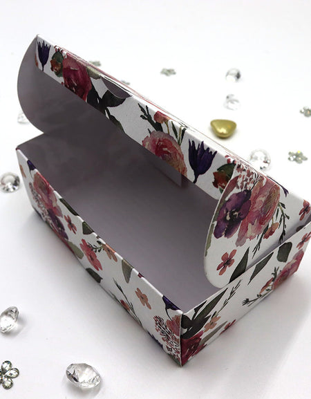Floral Print RCT 401 Printed Square Favour Box