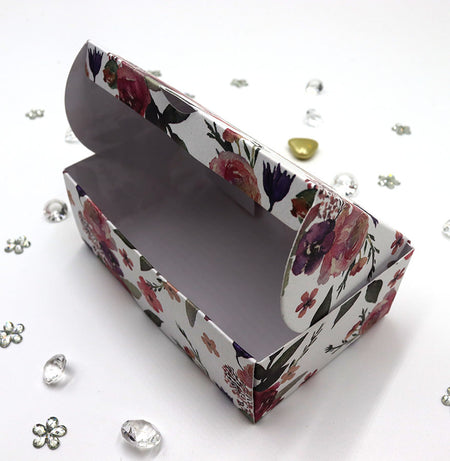 Floral Print RCT 401 Printed Square Favour Box