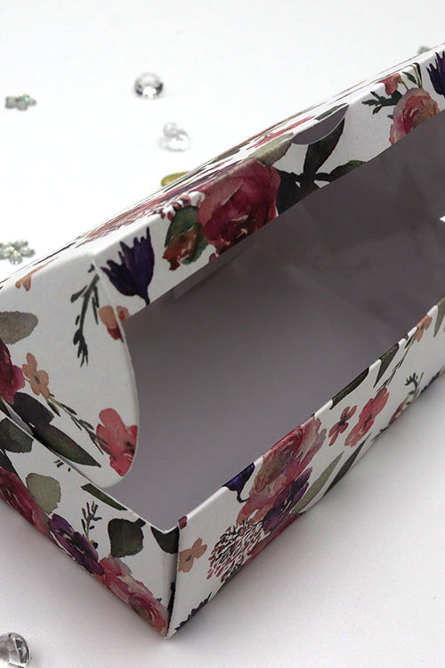 Load image into Gallery viewer, Floral Print RCT 401 Printed Square Favour Box
