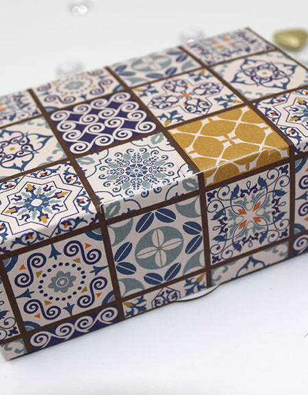 Morrocan Print RCT 403 Printed Rectangle Favour Box