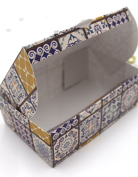 Morrocan Print RCT 403 Printed Rectangle Favour Box