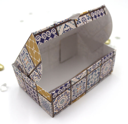 Morrocan Print RCT 403 Printed Rectangle Favour Box