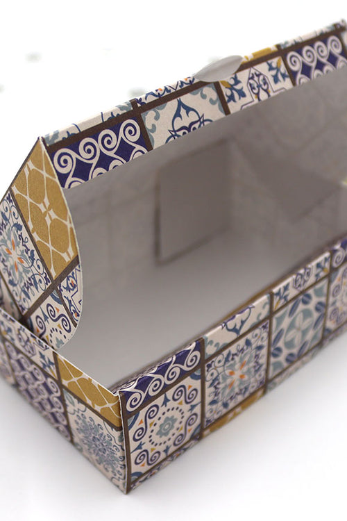 Load image into Gallery viewer, Morrocan Print RCT 403 Printed Rectangle Favour Box
