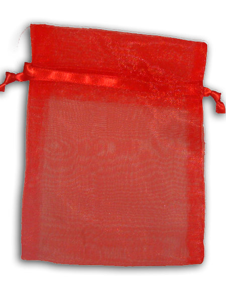 Red Sheer wedding or party favour Bag