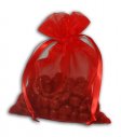 Load image into Gallery viewer, Red Sheer wedding or party favour Bag

