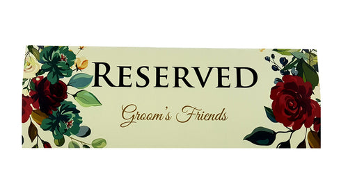 Load image into Gallery viewer, RV 105 TABLE RESERVED PLACE CARD
