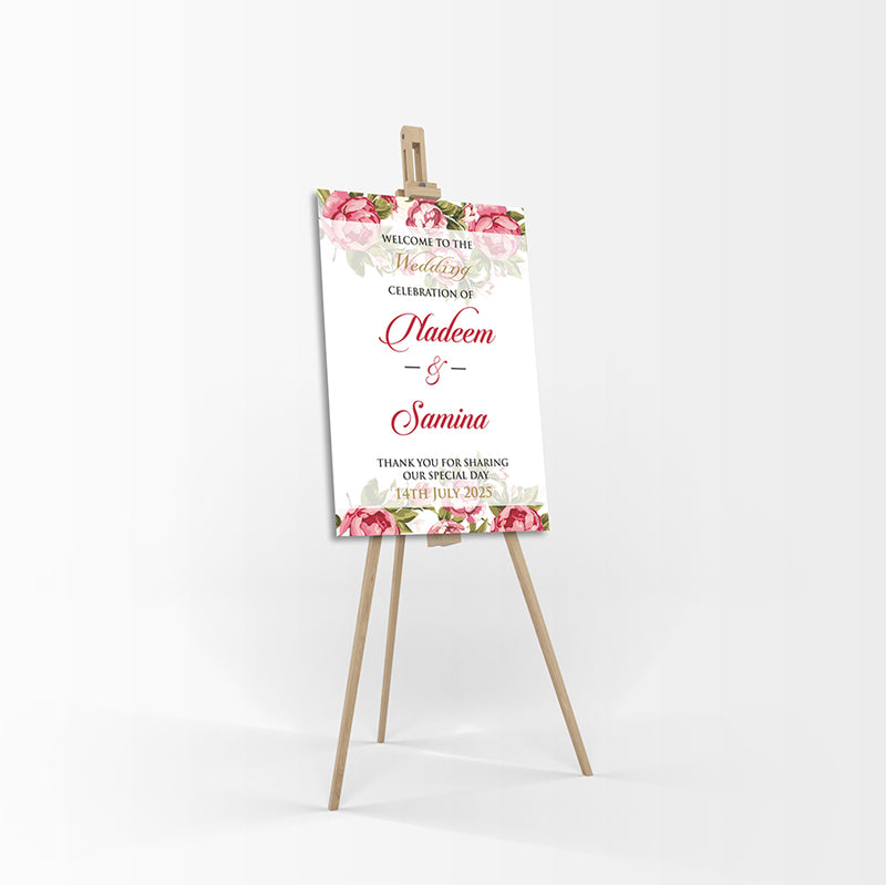Rose Leaf – A1 Mounted Welcome Poster
