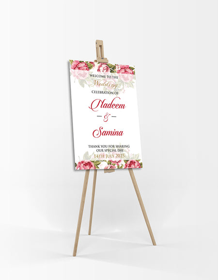 Rose Leaf – A1 Mounted Welcome Poster