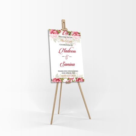 Rose Leaf – A1 Mounted Welcome Poster