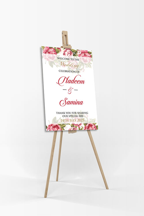 Load image into Gallery viewer, Rose Leaf – A1 Mounted Welcome Poster
