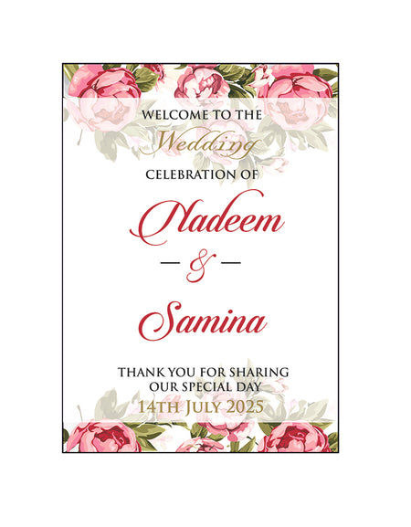 Rose Leaf – A1 Mounted Welcome Poster