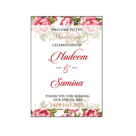 Rose Leaf – A1 Mounted Welcome Poster