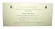Maroon double window pocket Invitation RWB 308 S
