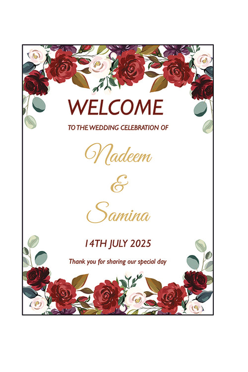 Load image into Gallery viewer, Scarlet Rose – A1 Mounted Welcome Poster
