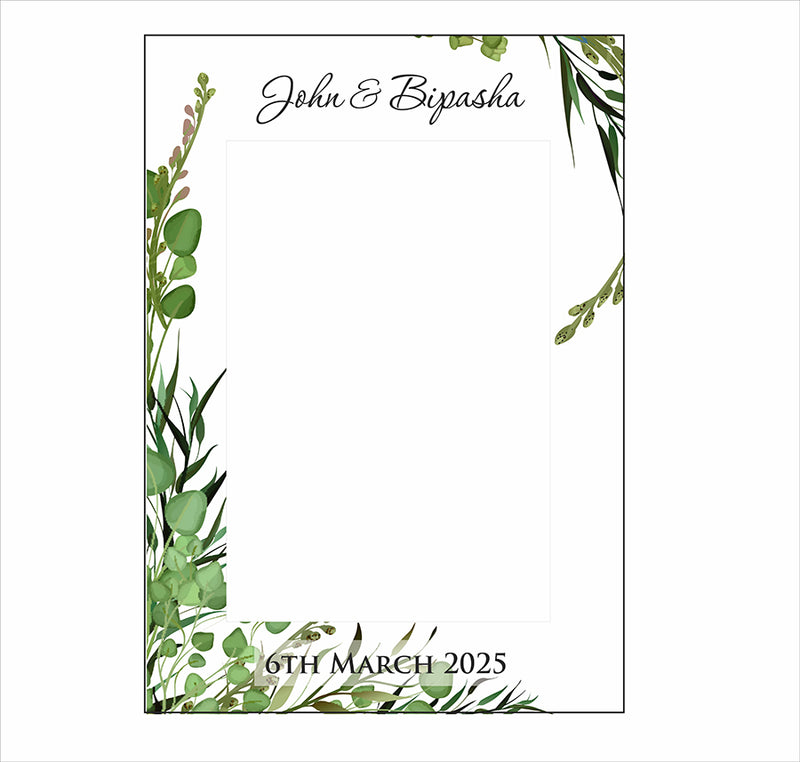 Green Leaf – A1 Personalised Selfie Board