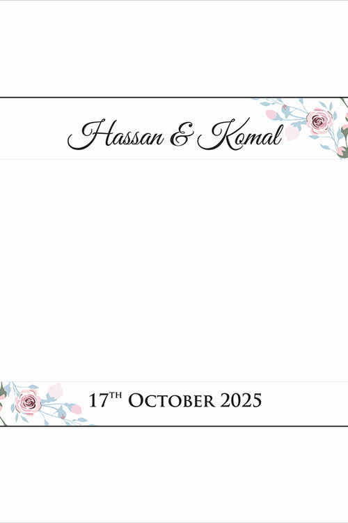 Load image into Gallery viewer, Pastel Floral Wreath – A1 Personalised Selfie Board
