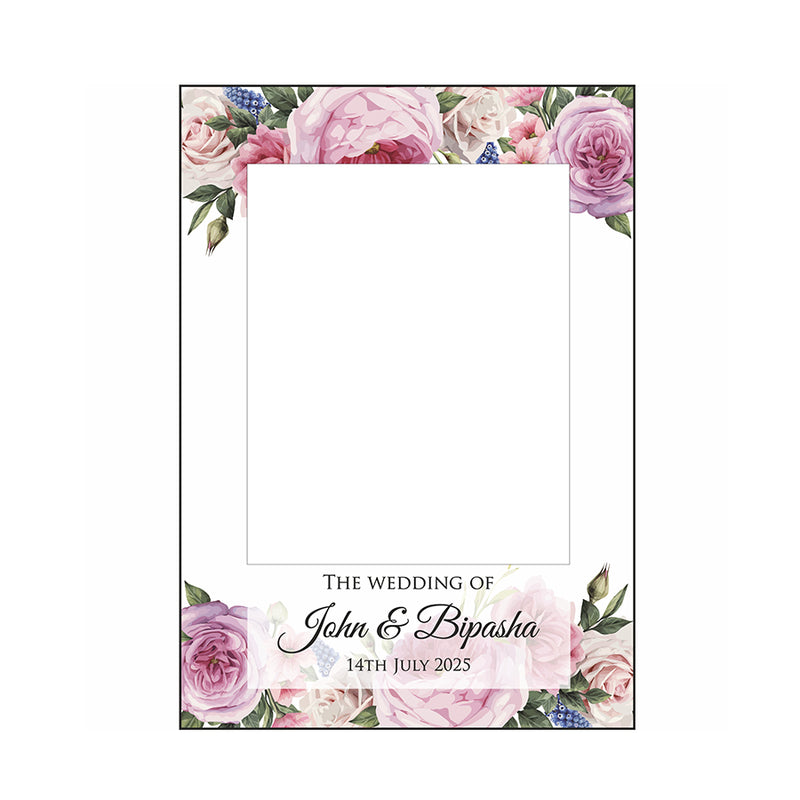 Blush Rose – A1 Personalised Selfie Board